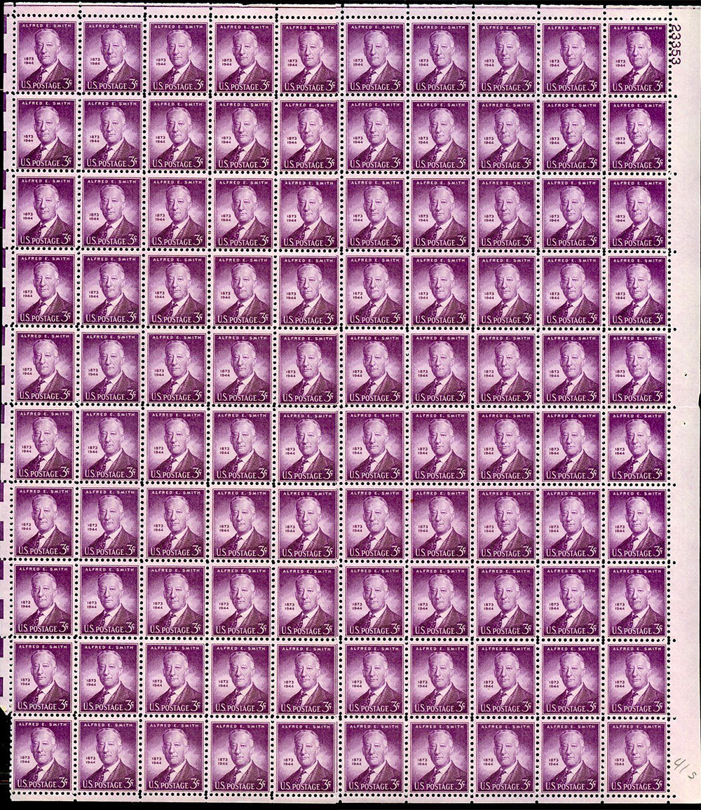 US stamp 937 sheet