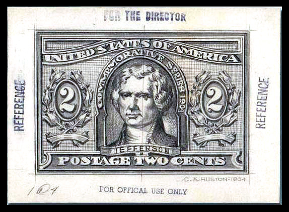 Scott 324, A131, 1904 US Stamps Thomas Jefferson, $0.02